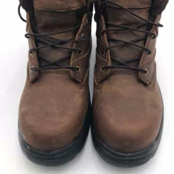 Red Wing Shoes Mens 4421 Brown Met Guard Composite Toe Ankle Work Boots Size 9 - Picture 10 of 10